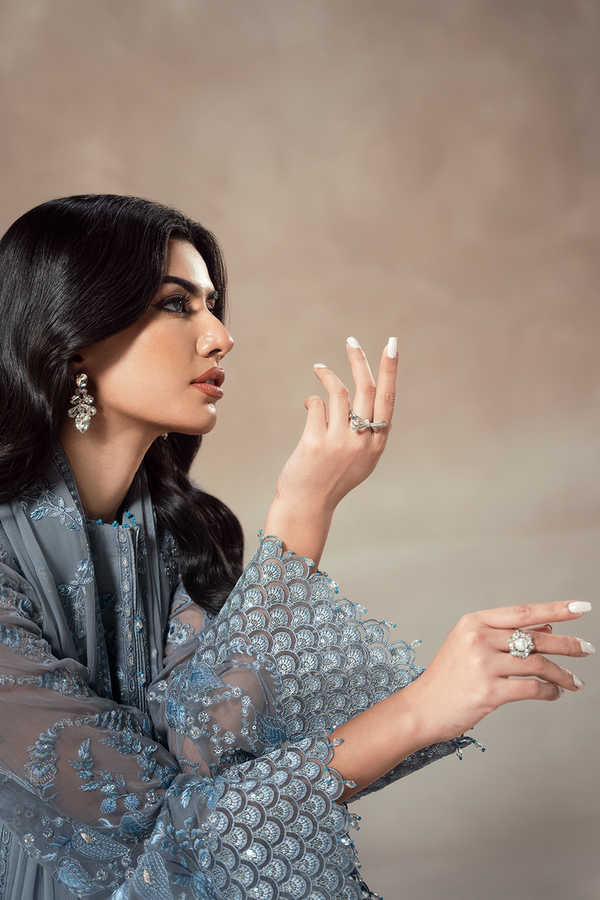 Lavish Premium | Afsanah Formals | MOONLIT MIST - by Libasekhas UK - Registered Vendor of : Lavish premium - 100% Original Designer Dress