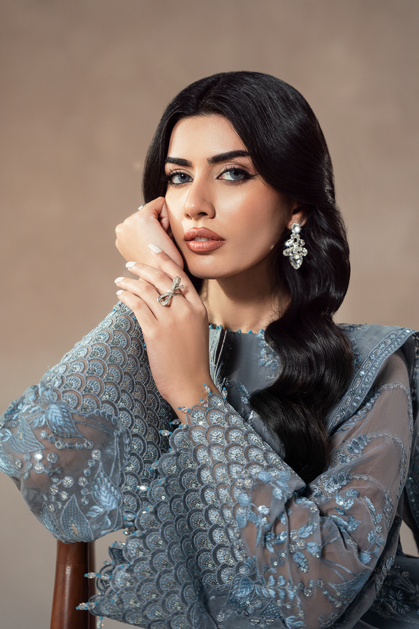 Lavish Premium | Afsanah Formals | MOONLIT MIST - by Libasekhas UK - Registered Vendor of : Lavish premium - 100% Original Designer Dress