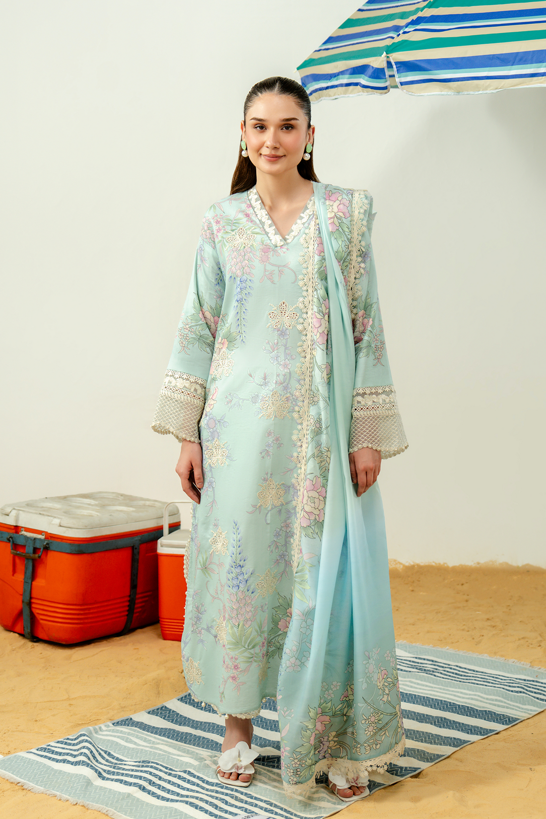 Zarposh | Sundaze Luxe Pret | Avya - by Libasekhas UK - Registered Vendor of : Zarposh - 100% Original Designer Dress