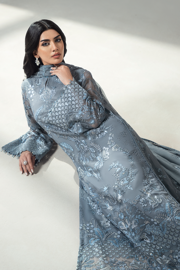 Lavish Premium | Afsanah Formals | MOONLIT MIST - by Libasekhas UK - Registered Vendor of : Lavish premium - 100% Original Designer Dress