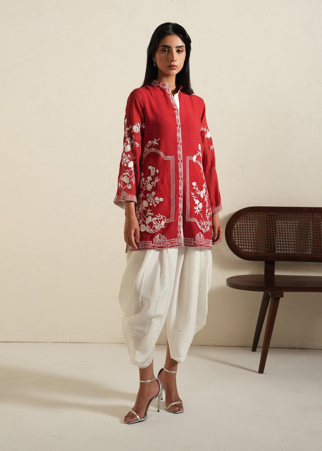 Mahgul | Alea Luxury Pret | Scarlet - by Libasekhas UK - Registered Vendor of : Mahgul - 100% Original Designer Dress