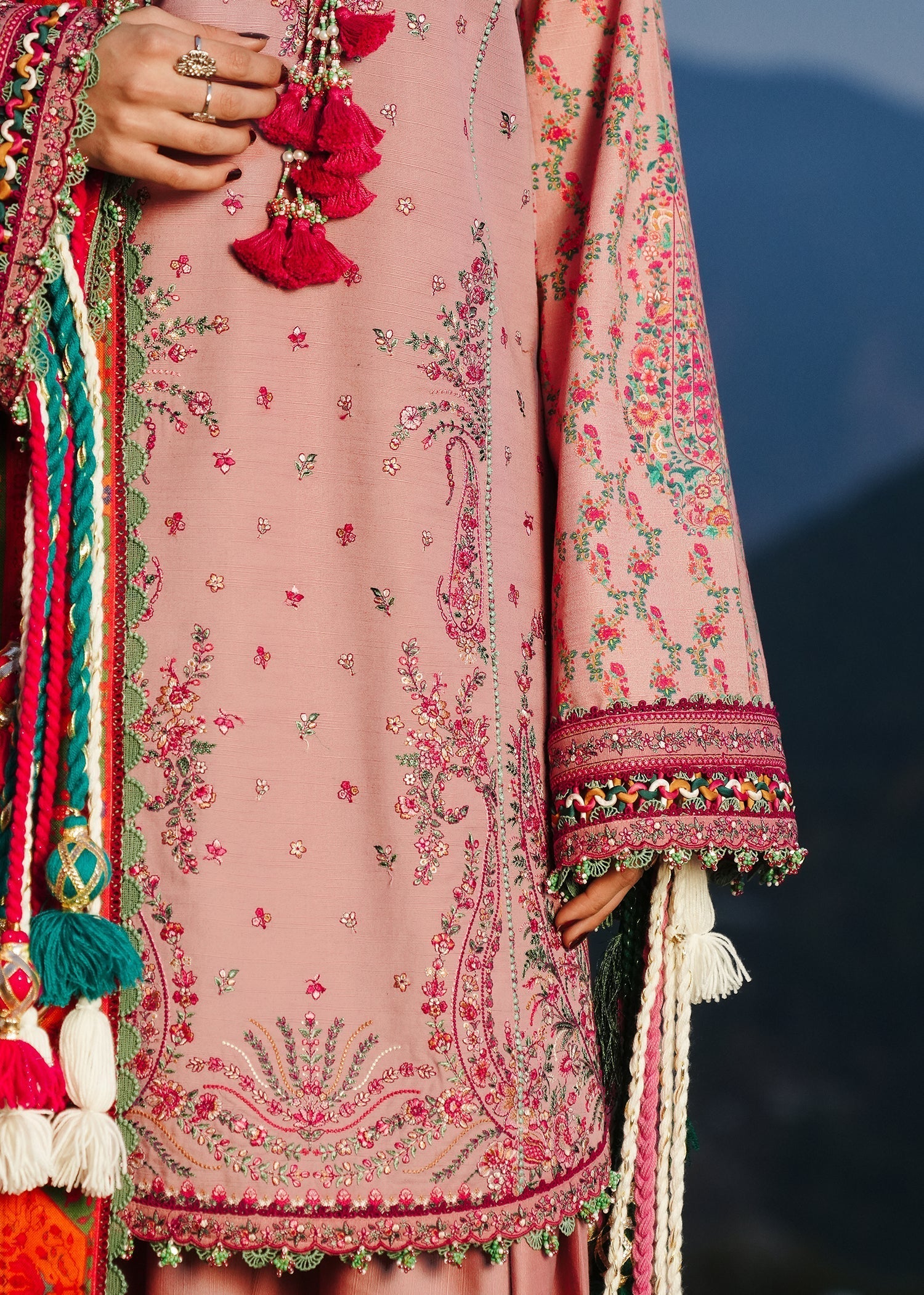 Hussain Rehar | Winter Shawl 24 | Mehr - by - Libasekhas UK - Registered Vendor of : Hussain Rehar - 100% Original Designer Dresss