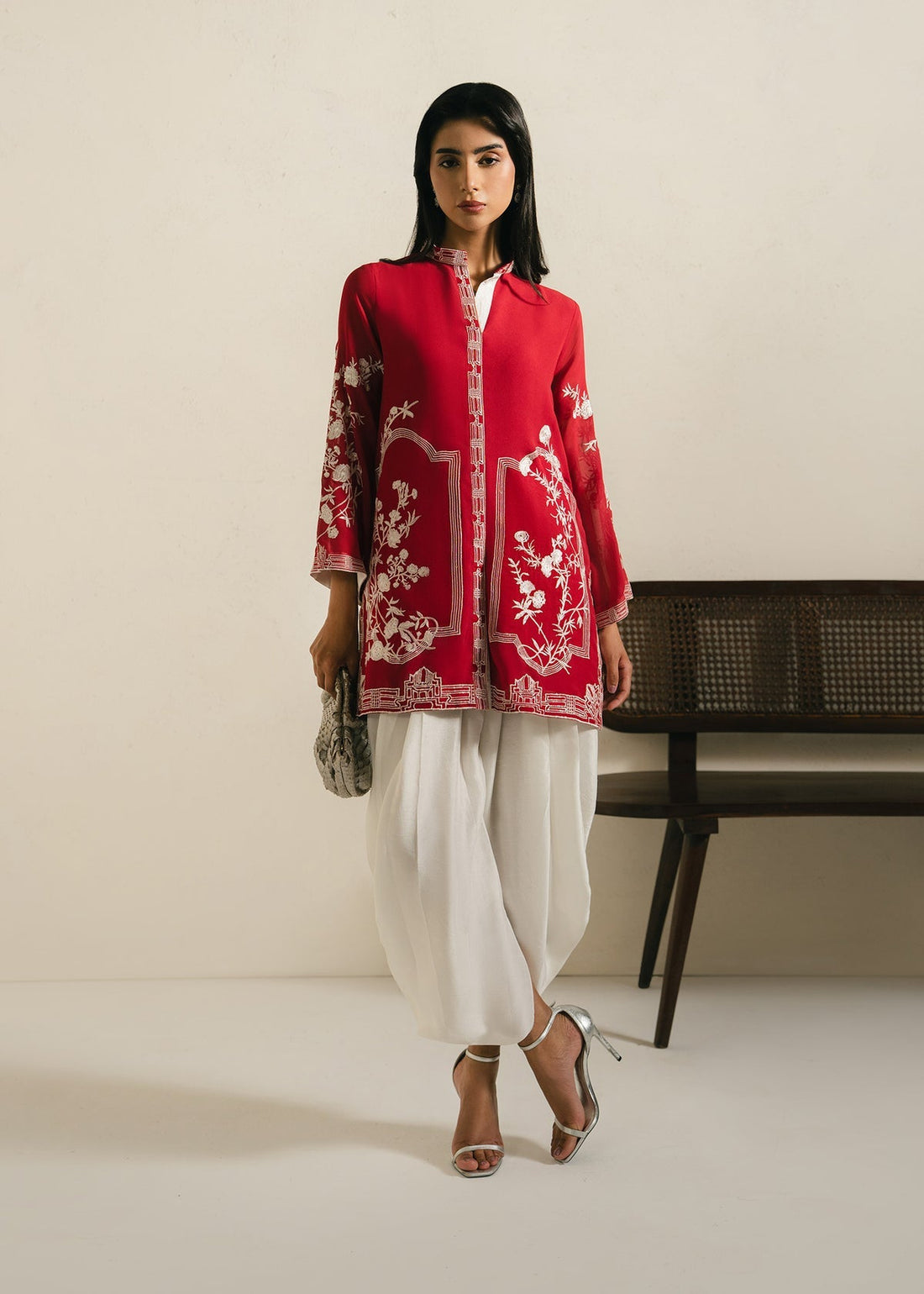 Mahgul | Alea Luxury Pret | Scarlet - by Libasekhas UK - Registered Vendor of : Mahgul - 100% Original Designer Dress
