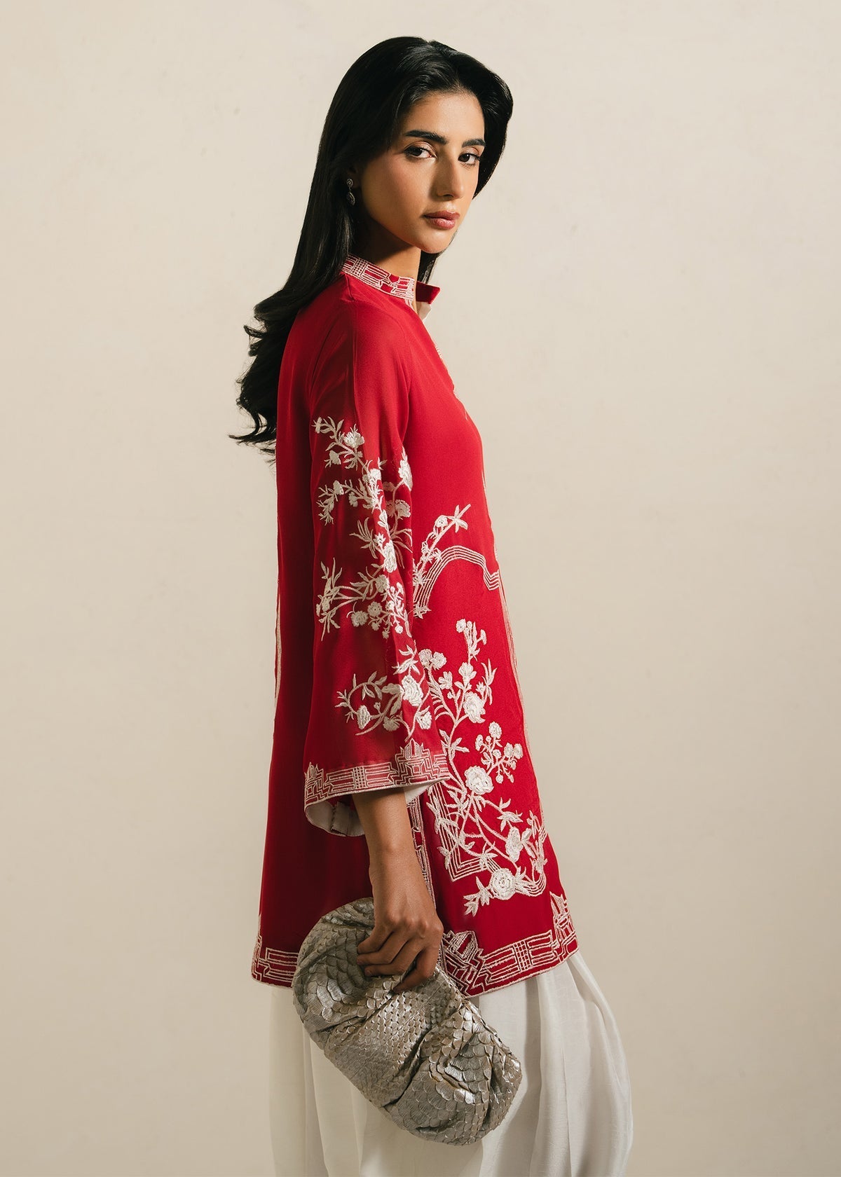Mahgul | Alea Luxury Pret | Scarlet - by Libasekhas UK - Registered Vendor of : Mahgul - 100% Original Designer Dress
