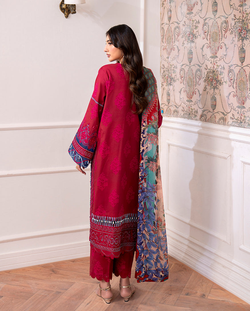 Roheenaz | Aezel Embroidered Cambric | Oriva - by Libasekhas UK - Registered Vendor of : Roheenaz - 100% Original Designer Dress