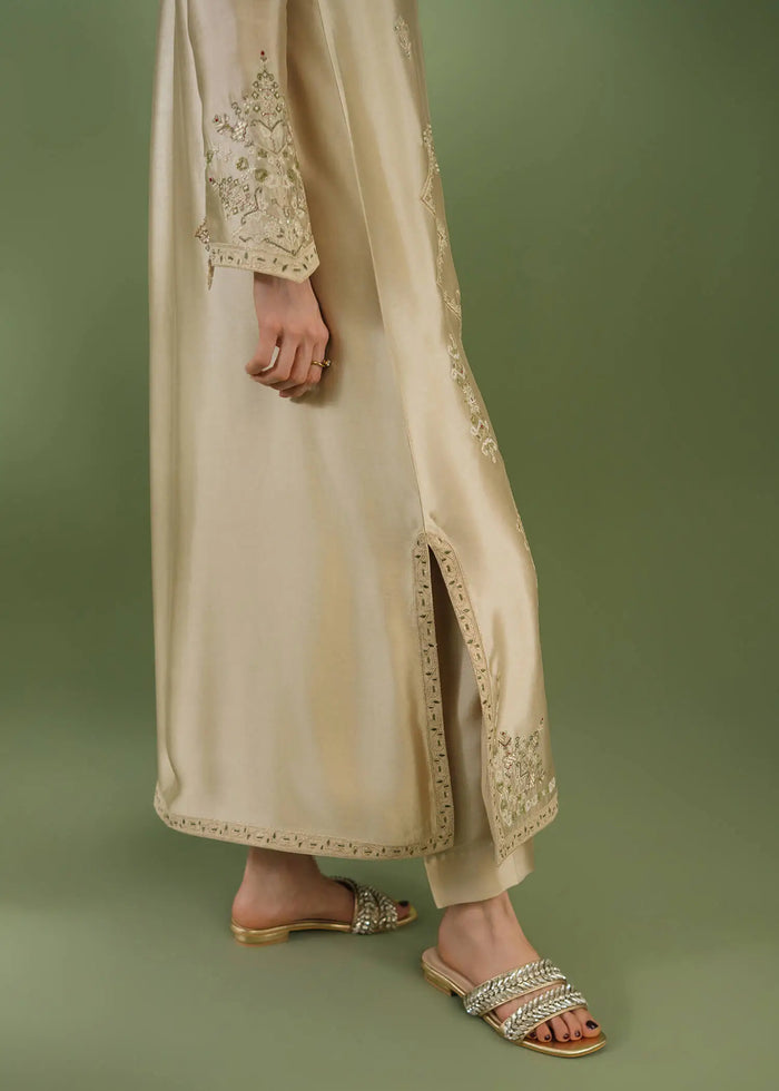 Jeem | Celestial Luxe Formals |BEIGE - by Libasekhas UK - Registered Vendor of : Jeem - 100% Original Designer Dress