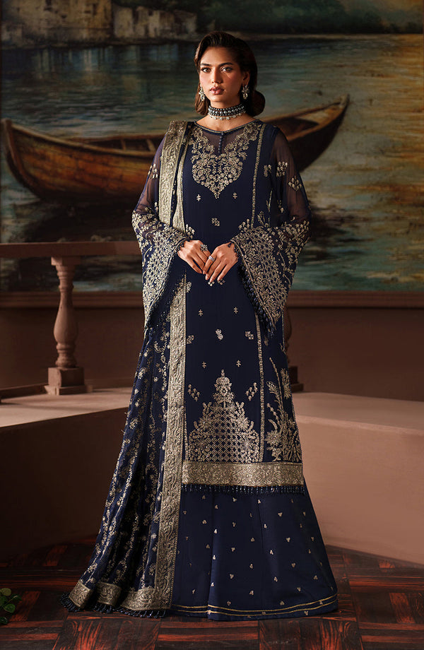 Zarif | Premium Chiffon | ZRF-PRC-06 FELICIA - by Libasekhas UK - Registered Vendor of : Zarif - 100% Original Designer Dress