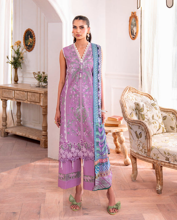 Roheenaz | Aezel Embroidered Cambric | Laila - by Libasekhas UK - Registered Vendor of : Roheenaz - 100% Original Designer Dress