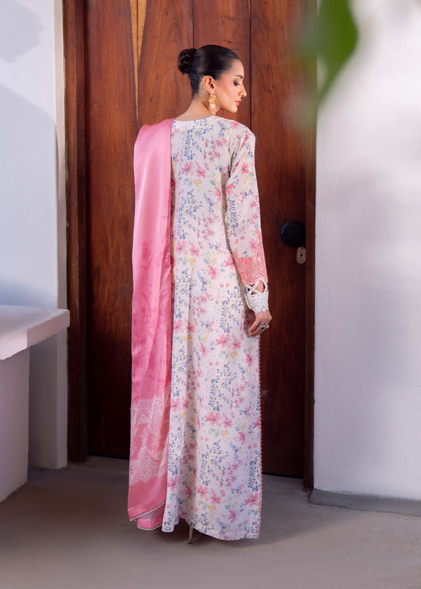 Myeesha | Lamhay Luxury Lawn 25 | Nazneen - by - Libasekhas UK - Registered Vendor of : Myeesha - 100% Original Designer Dresss