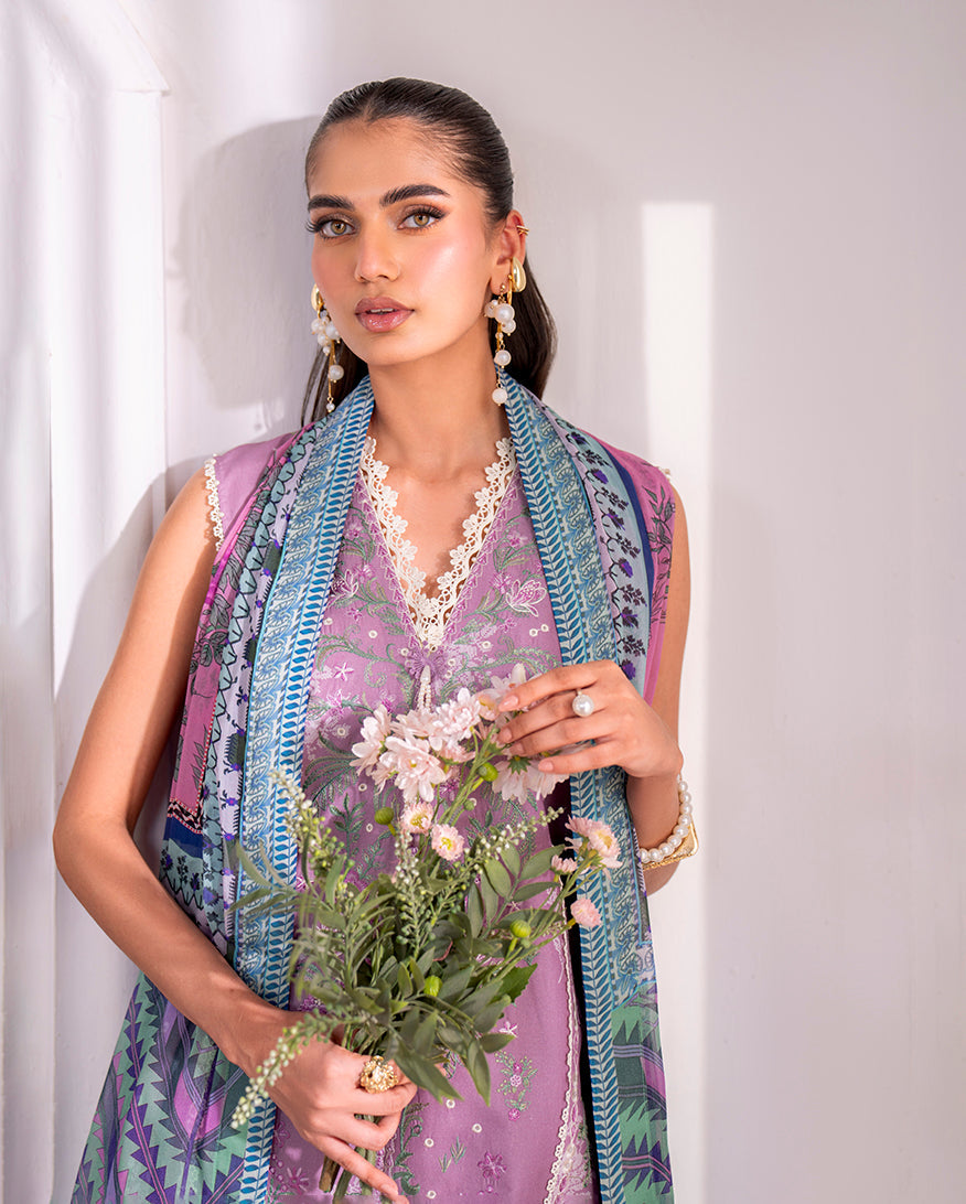 Roheenaz | Aezel Embroidered Cambric | Laila - by Libasekhas UK - Registered Vendor of : Roheenaz - 100% Original Designer Dress