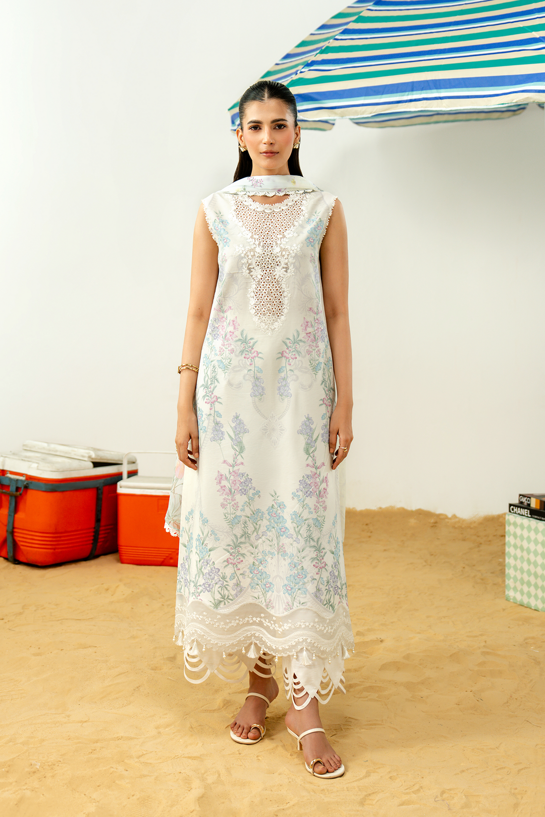 Zarposh | Sundaze Luxe Pret | Junia - by Libasekhas UK - Registered Vendor of : Zarposh - 100% Original Designer Dress