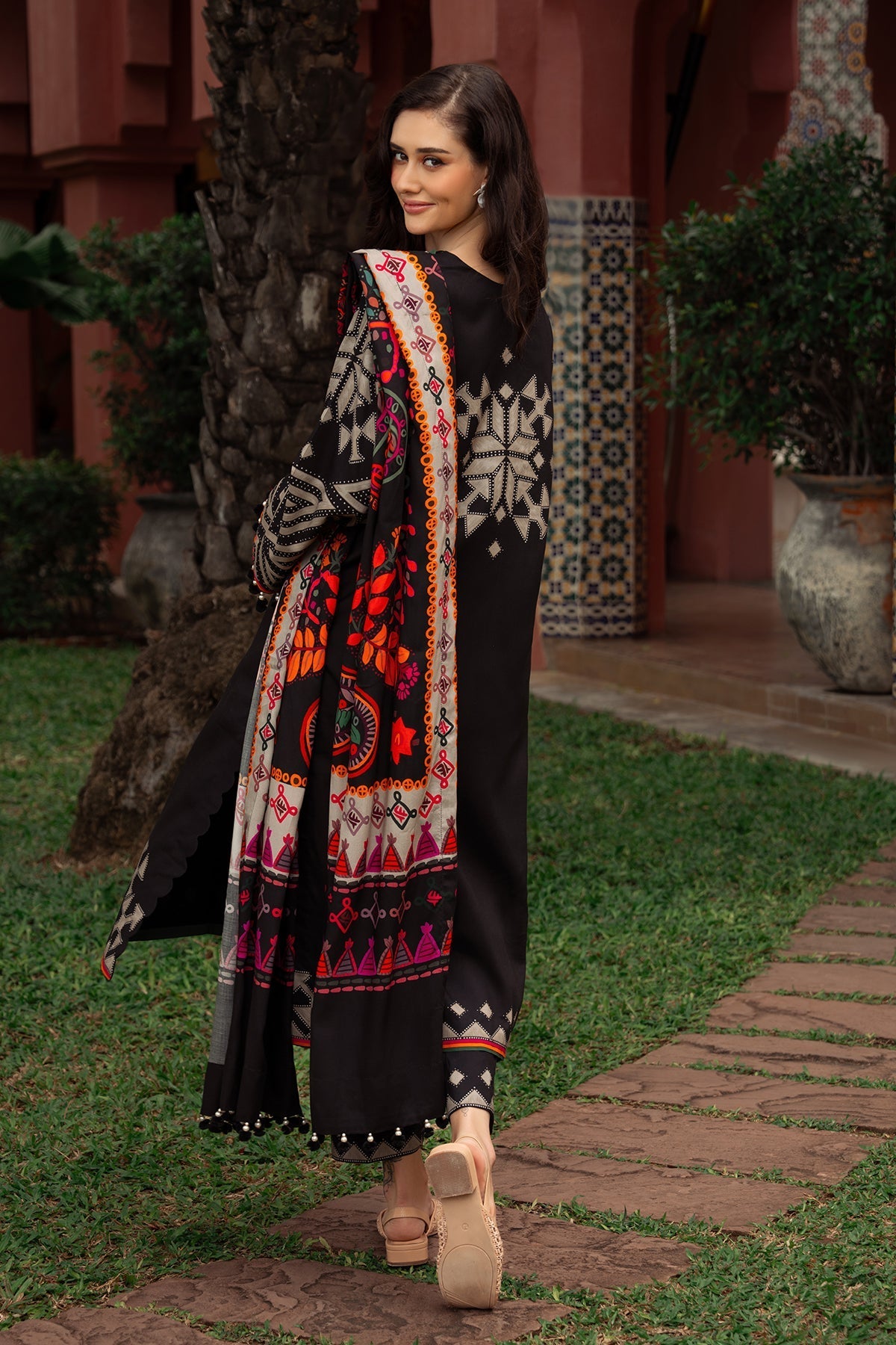 Charizma | C Prints Winter 25 |  3-PC Unstitched Printed Linen Collection CPW5-06 - by Libasekhas UK - Registered Vendor of : Charizma - 100% Original Designer Dress