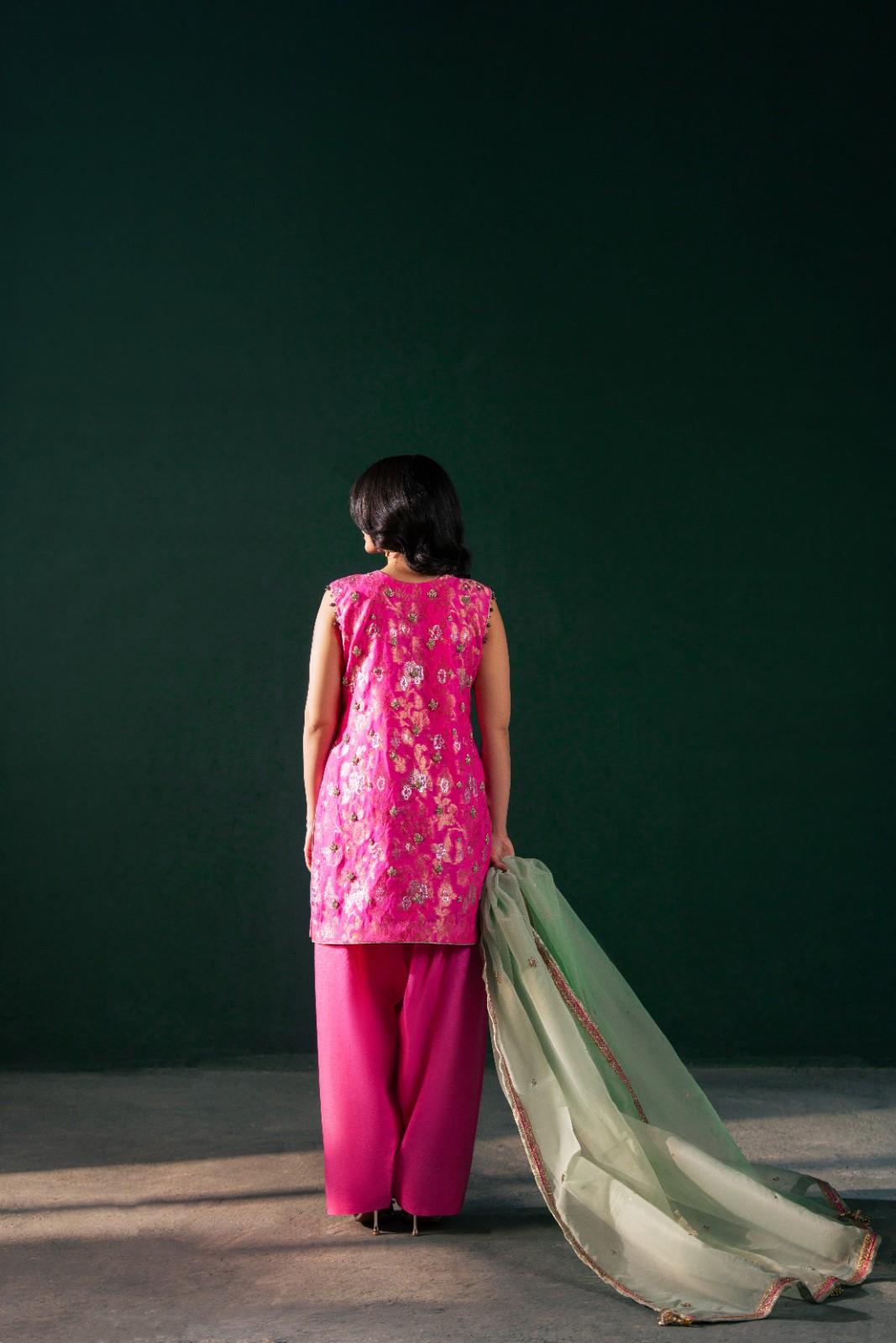 Malook | Dhanak Formals | Cotton Candy - by Libasekhas UK - Registered Vendor of : Malook - 100% Original Designer Dress