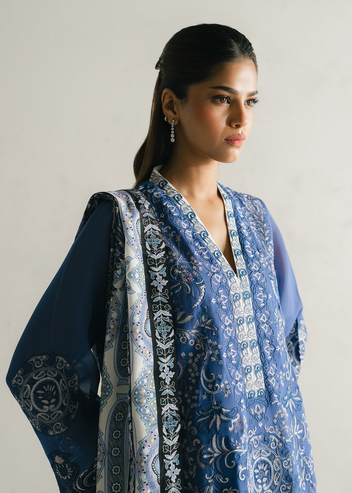 Mahgul | Alea Luxury Pret | Sapphire Mist - by Libasekhas UK - Registered Vendor of : Mahgul - 100% Original Designer Dress