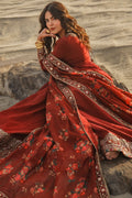 Charizma | Festive Pret | 3 Pcs Stitched Raw Silk Pishwas CMA-6-430-Mehroon - by Libasekhas UK - Registered Vendor of : Charizma - 100% Original Designer Dress