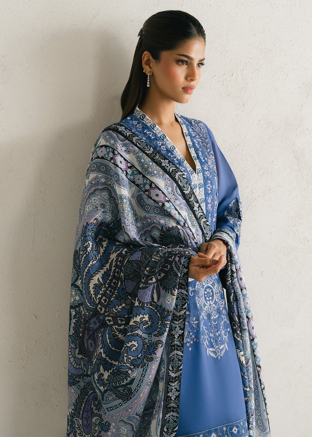 Mahgul | Alea Luxury Pret | Sapphire Mist - by Libasekhas UK - Registered Vendor of : Mahgul - 100% Original Designer Dress