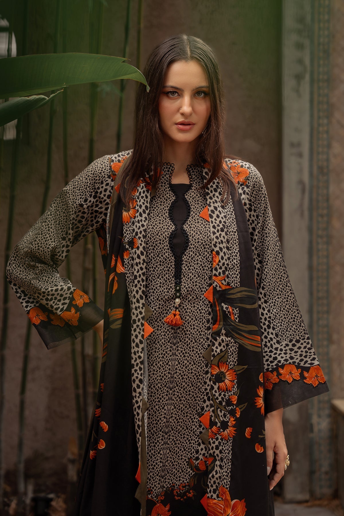 Charizma | C Prints Winter 25 |  3-PC Unstitched Printed Linen Collection CPW5-08 - by Libasekhas UK - Registered Vendor of : Charizma - 100% Original Designer Dress