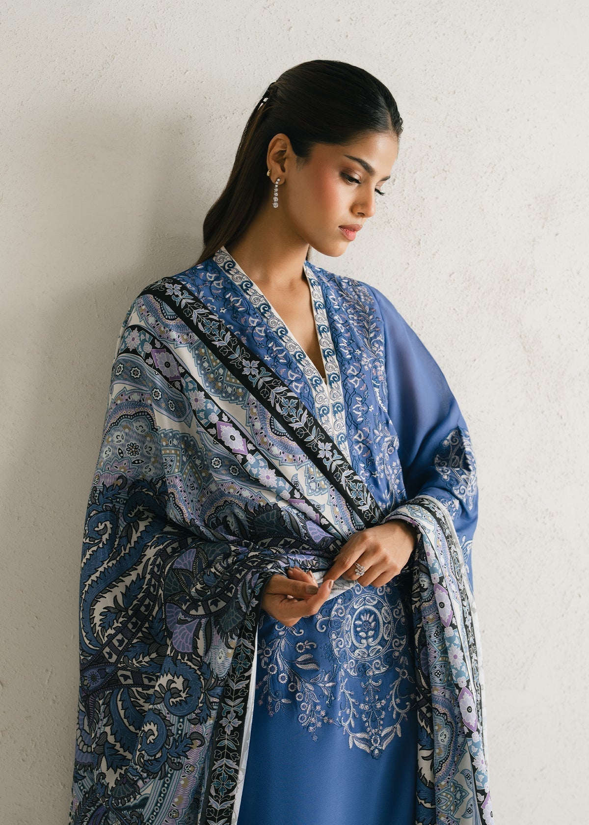 Mahgul | Alea Luxury Pret | Sapphire Mist - by Libasekhas UK - Registered Vendor of : Mahgul - 100% Original Designer Dress