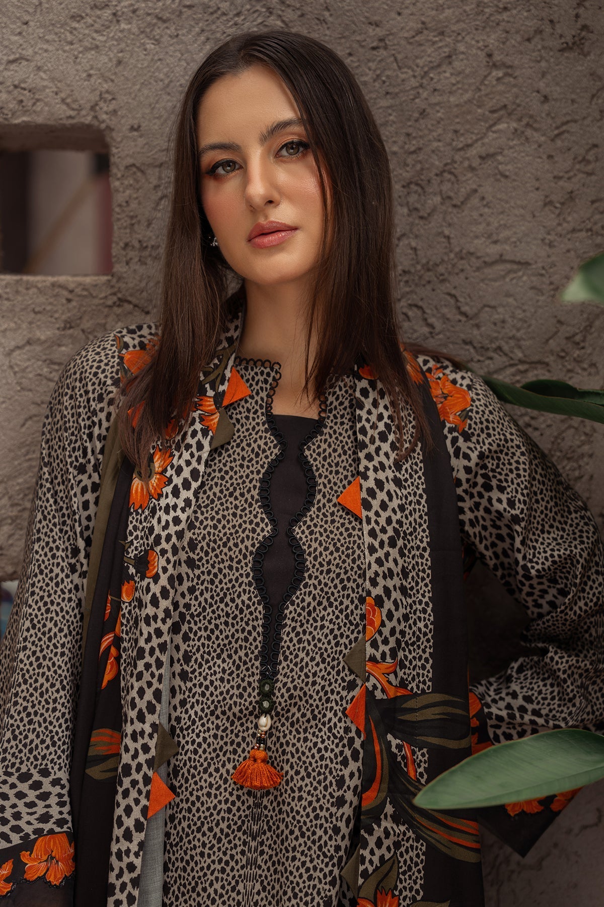 Charizma | C Prints Winter 25 |  3-PC Unstitched Printed Linen Collection CPW5-08 - by Libasekhas UK - Registered Vendor of : Charizma - 100% Original Designer Dress