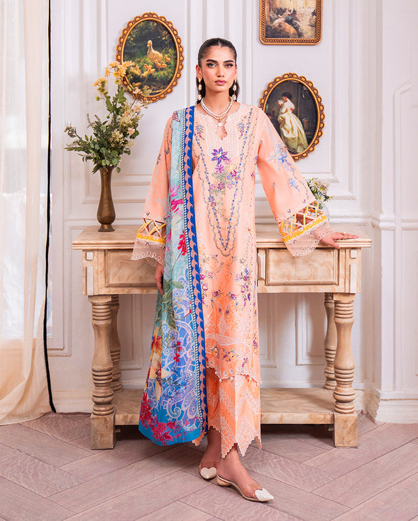 Roheenaz | Aezel Embroidered Cambric | Amal - by Libasekhas UK - Registered Vendor of : Roheenaz - 100% Original Designer Dress