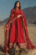 Charizma | Festive Pret | 3 Pcs Stitched Raw Silk Pishwas CMA-6-430-Mehroon - by Libasekhas UK - Registered Vendor of : Charizma - 100% Original Designer Dress