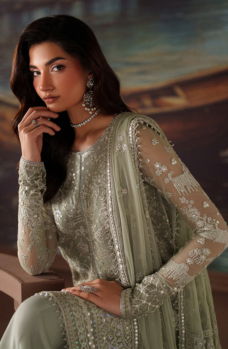 Zarif | Premium Chiffon | ZRF-PRC-02 ETHEL - by Libasekhas UK - Registered Vendor of : Zarif - 100% Original Designer Dress