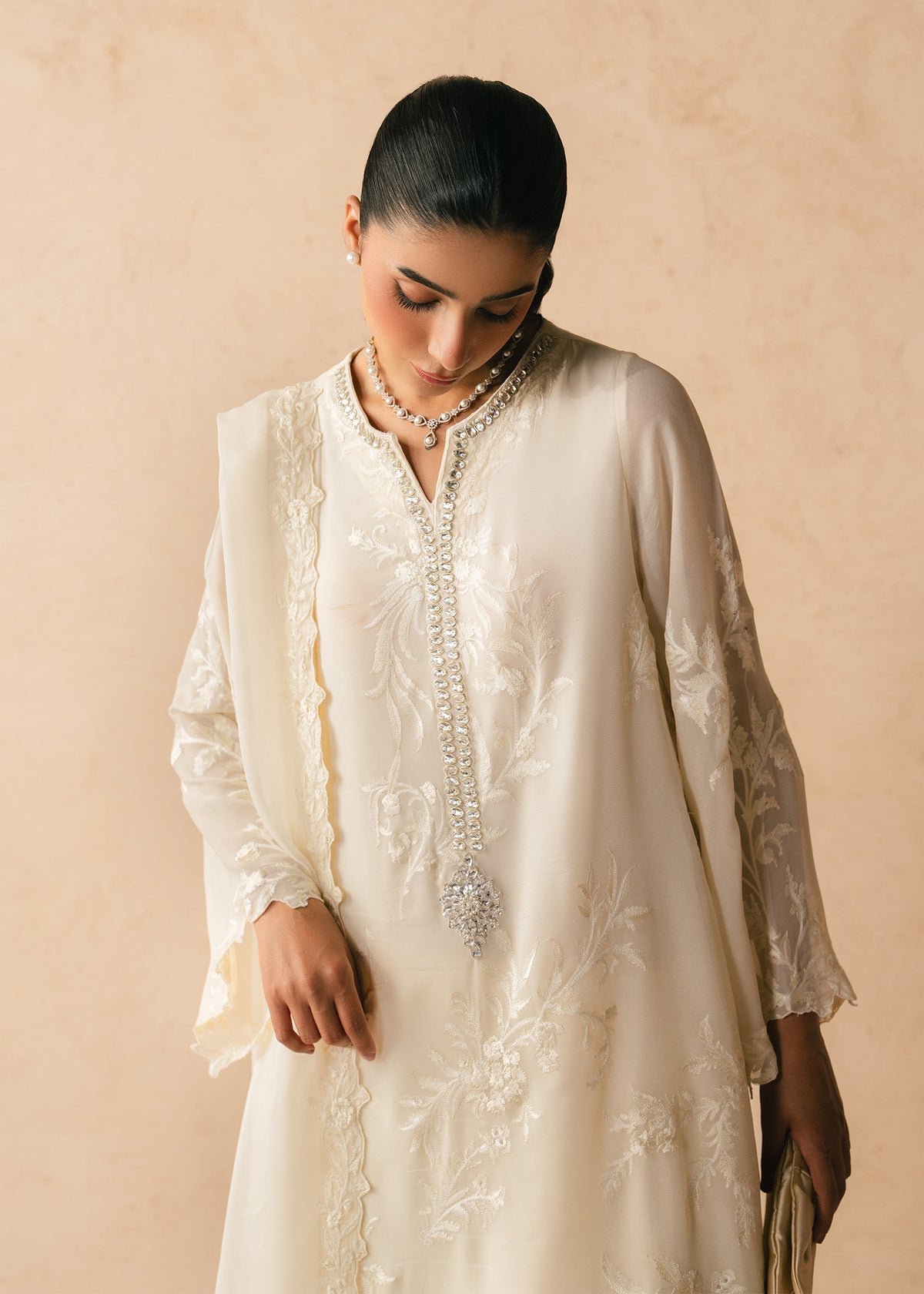 Mahgul | Alea Luxury Pret | Dove - by Libasekhas UK - Registered Vendor of : Mahgul - 100% Original Designer Dress