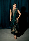 Umsha | Velvet Code | Enchanted Emerald - by Libasekhas UK - Registered Vendor of : Umsha - 100% Original Designer Dress