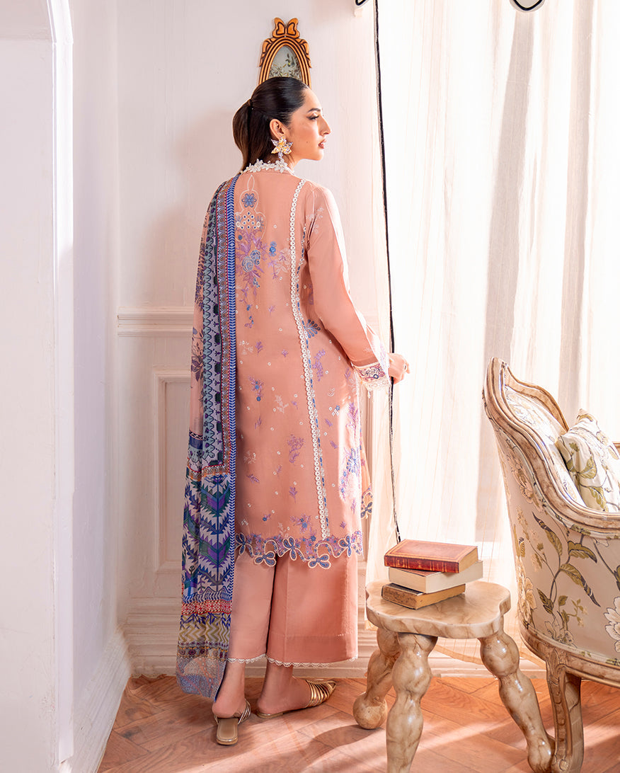 Roheenaz | Aezel Embroidered Cambric | Wareesha - by Libasekhas UK - Registered Vendor of : Roheenaz - 100% Original Designer Dress