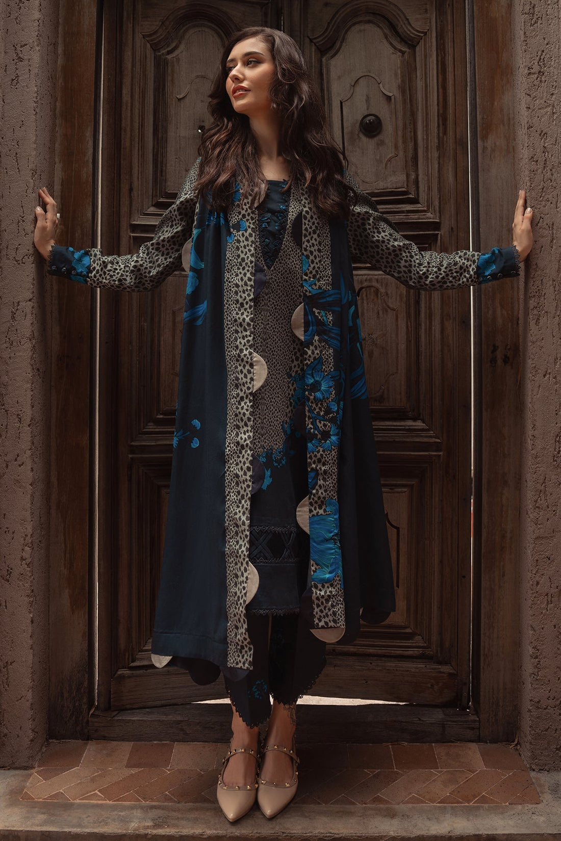 Charizma | C Prints Winter 25 |  3-PC Unstitched Printed Linen Collection CPW5-02 - by Libasekhas UK - Registered Vendor of : Charizma - 100% Original Designer Dress