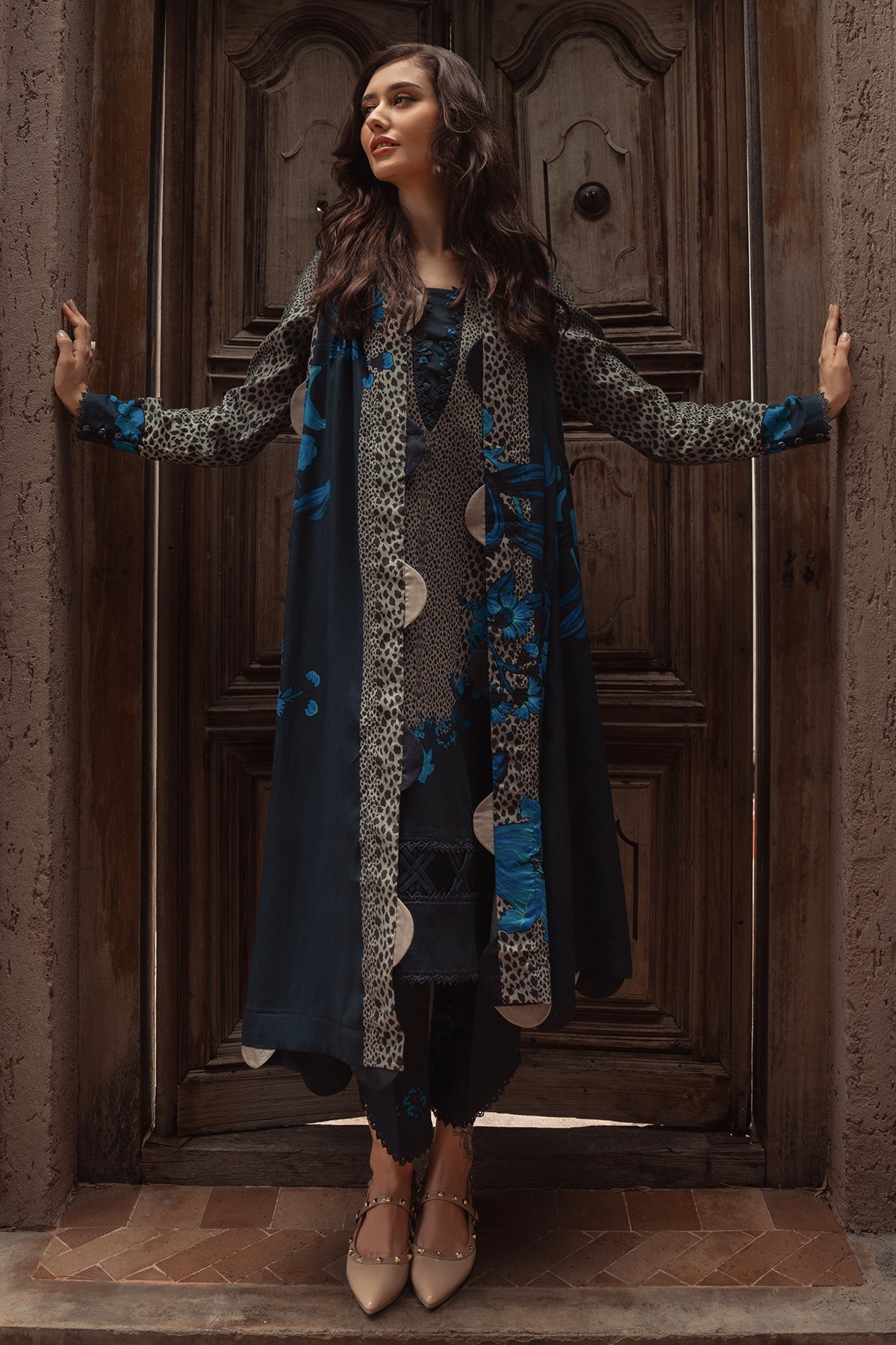 Charizma | C Prints Winter 25 |  3-PC Unstitched Printed Linen Collection CPW5-02 - by Libasekhas UK - Registered Vendor of : Charizma - 100% Original Designer Dress