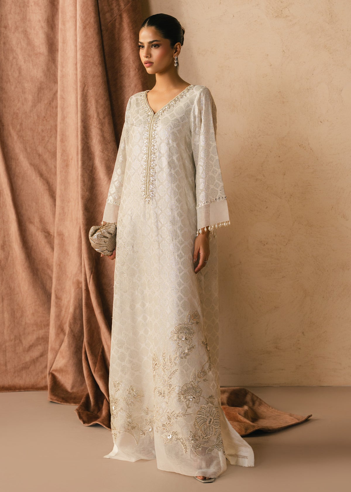 Mahgul | Alea Luxury Pret | Pearl Mirage - by Libasekhas UK - Registered Vendor of : Mahgul - 100% Original Designer Dress