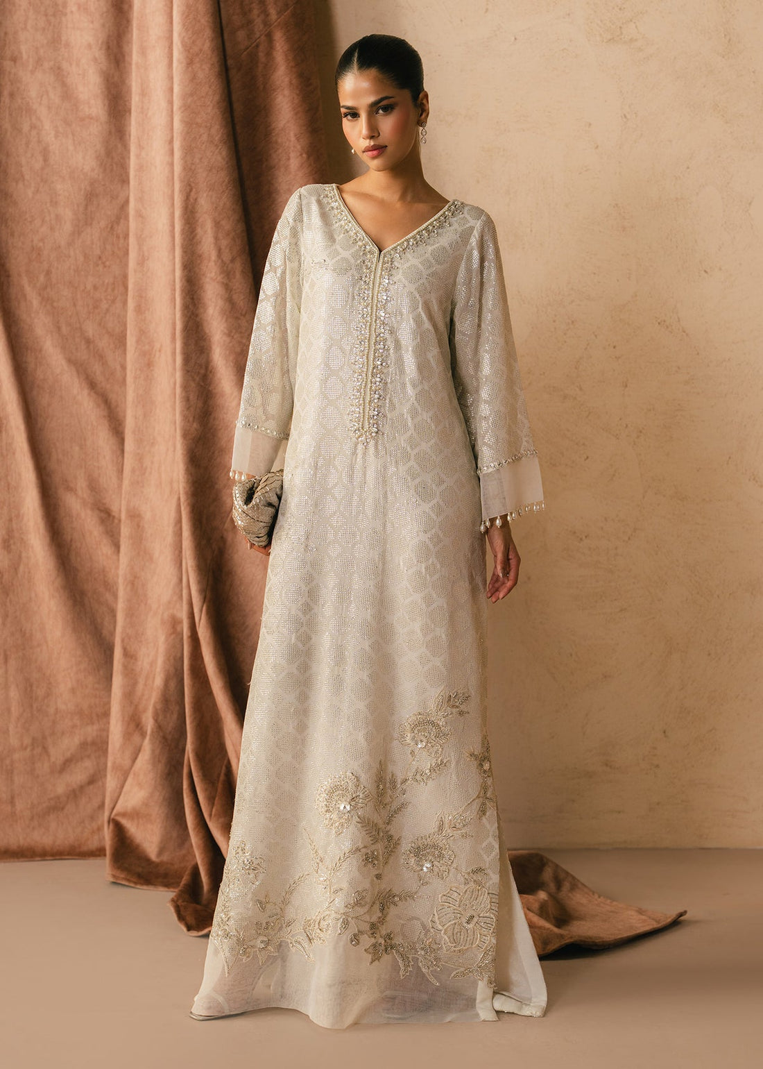 Mahgul | Alea Luxury Pret | Pearl Mirage - by Libasekhas UK - Registered Vendor of : Mahgul - 100% Original Designer Dress