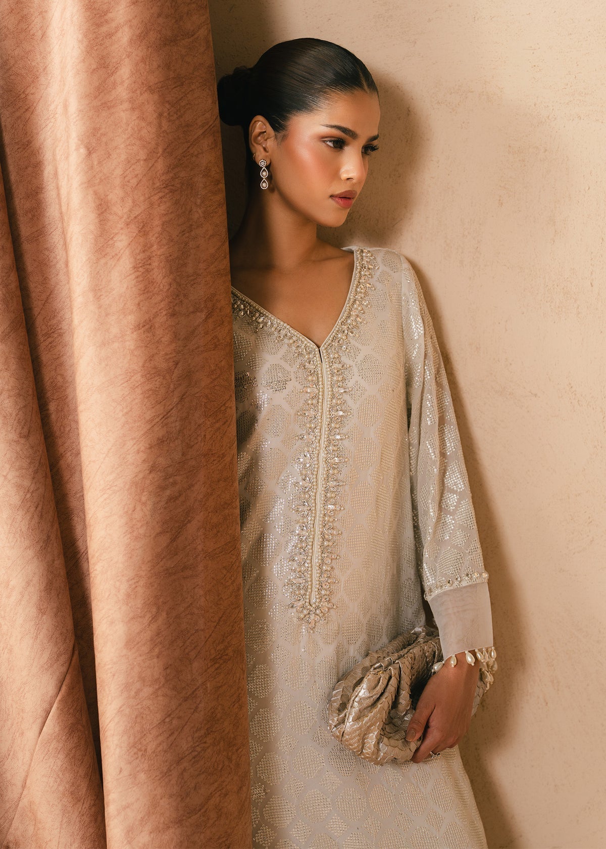 Mahgul | Alea Luxury Pret | Pearl Mirage - by Libasekhas UK - Registered Vendor of : Mahgul - 100% Original Designer Dress