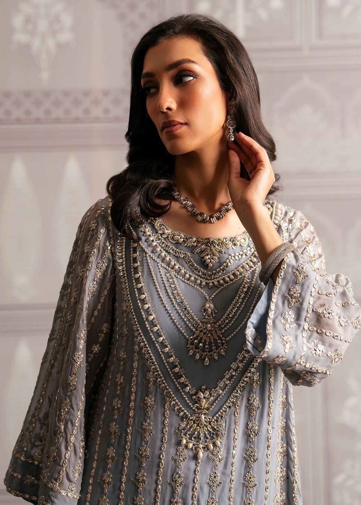 Mahgul | Echoes of Elara | Jahnur - by - Libasekhas UK - Registered Vendor of : Mahgul - 100% Original Designer Dresss
