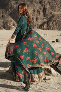 Charizma | Festive Pret | 3 Pcs Stitched Raw Silk Pishwas CMA-6-430-T-Green - by Libasekhas UK - Registered Vendor of : Charizma - 100% Original Designer Dress