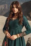 Charizma | Festive Pret | 3 Pcs Stitched Raw Silk Pishwas CMA-6-430-T-Green - by Libasekhas UK - Registered Vendor of : Charizma - 100% Original Designer Dress