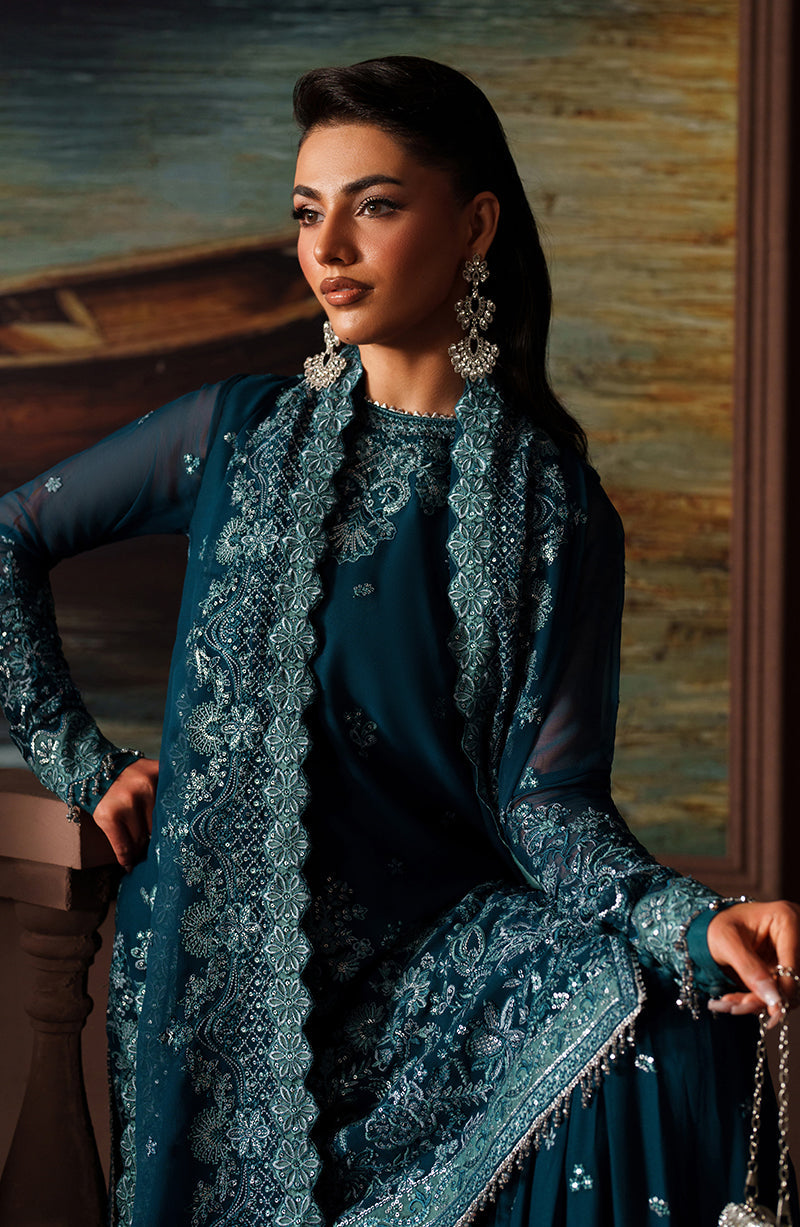 Zarif | Premium Chiffon | ZRF-PRC-03 KATE - by Libasekhas UK - Registered Vendor of : Zarif - 100% Original Designer Dress