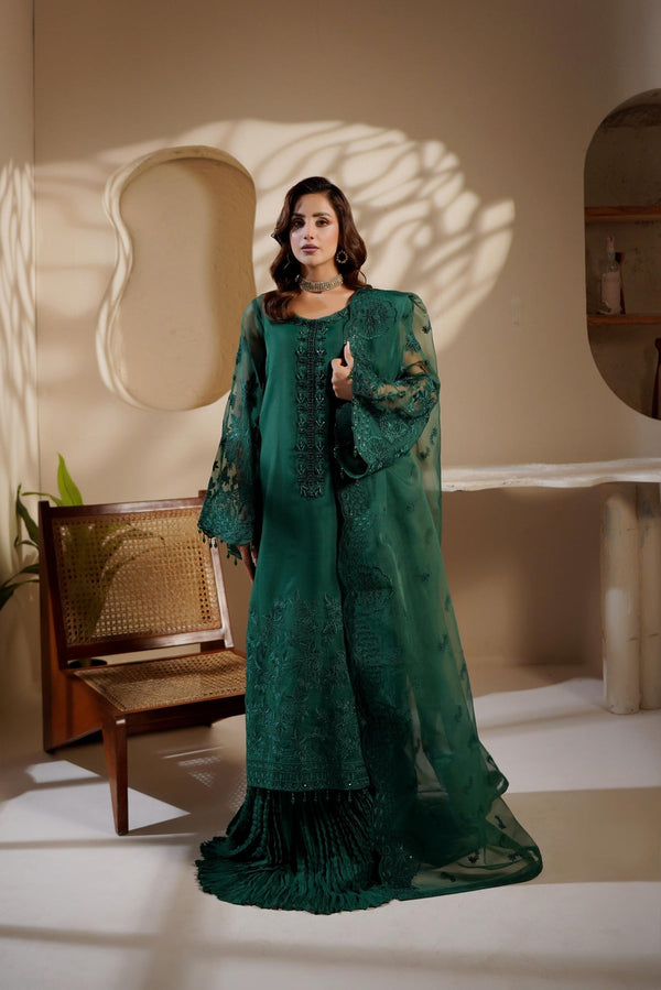 Maryams | Noir Luxe | MERSERA-NOR-1403 - by Libasekhas UK - Registered Vendor of : Maryams - 100% Original Designer Dress