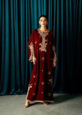 Umsha | Velvet Code | Red Solace - by Libasekhas UK - Registered Vendor of : Umsha - 100% Original Designer Dress