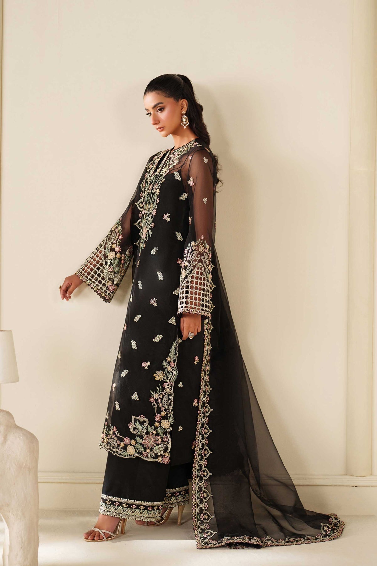Akbar Aslam | Formal Pret | Noir - by Libasekhas UK - Registered Vendor of : Akbar Aslam - 100% Original Designer Dress