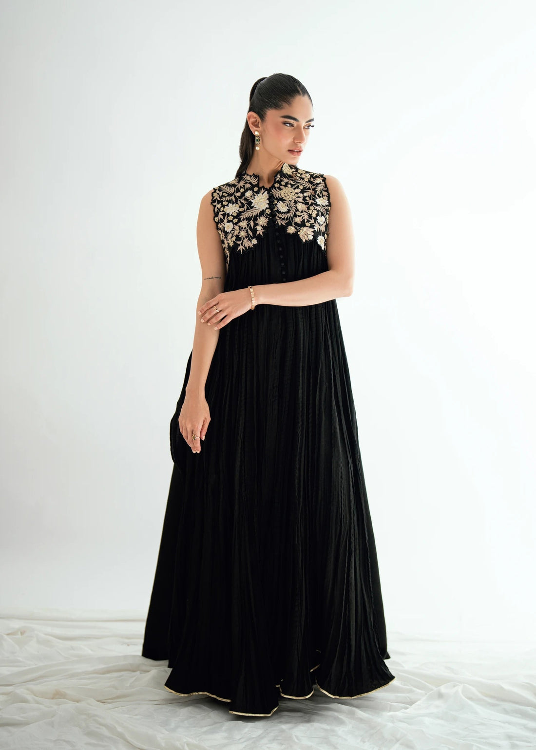 Umsha | Jardin De Luxe |  Onxy Willow - by Libasekhas UK - Registered Vendor of : Umsha - 100% Original Designer Dress