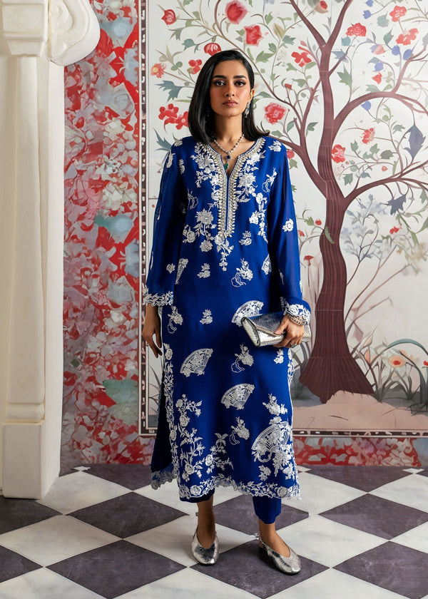 Mahgul | Echoes of Elara | Azure Jewel - by - Libasekhas UK - Registered Vendor of : Mahgul - 100% Original Designer Dresss