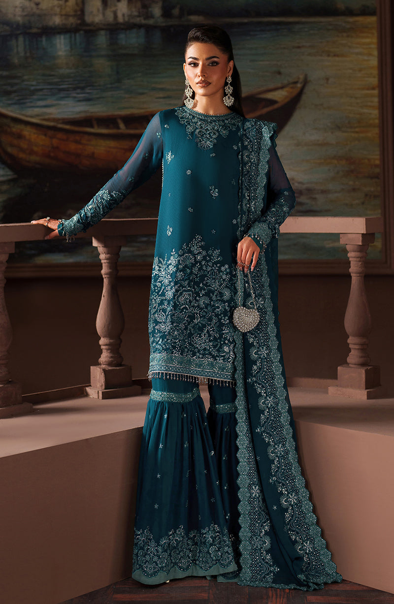 Zarif | Premium Chiffon | ZRF-PRC-03 KATE - by Libasekhas UK - Registered Vendor of : Zarif - 100% Original Designer Dress