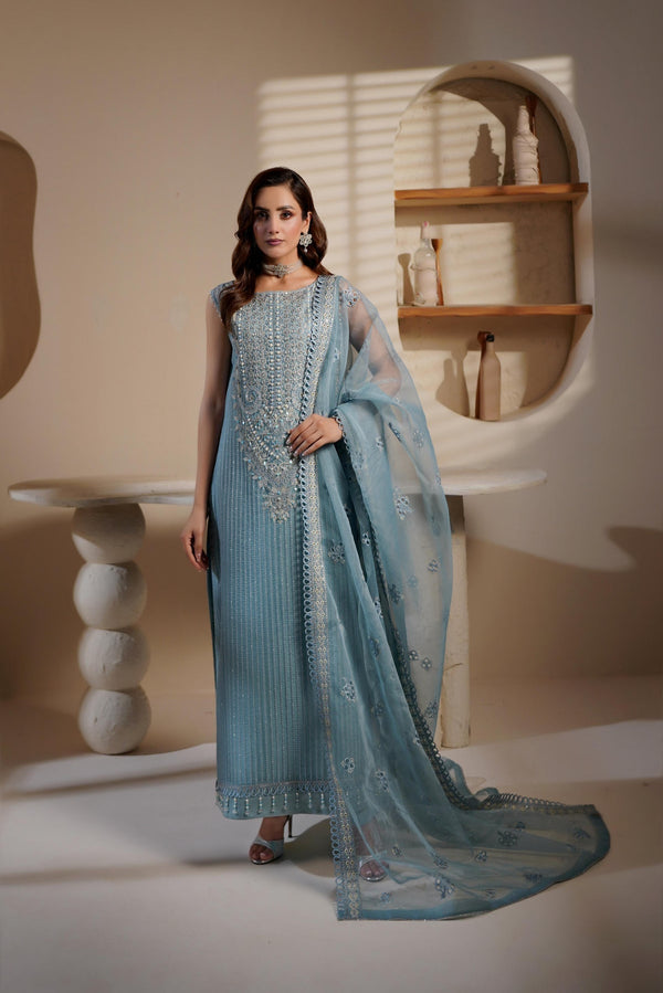Maryams | Noir Luxe | LATISSA-NOR-1405 - by Libasekhas UK - Registered Vendor of : Maryams - 100% Original Designer Dress