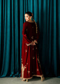 Umsha | Velvet Code | Red Solace - by Libasekhas UK - Registered Vendor of : Umsha - 100% Original Designer Dress