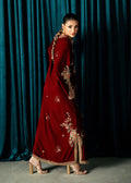 Umsha | Velvet Code | Red Solace - by Libasekhas UK - Registered Vendor of : Umsha - 100% Original Designer Dress