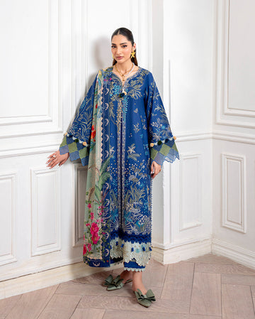 Roheenaz | Aezel Embroidered Cambric | Insha - by Libasekhas UK - Registered Vendor of : Roheenaz - 100% Original Designer Dress