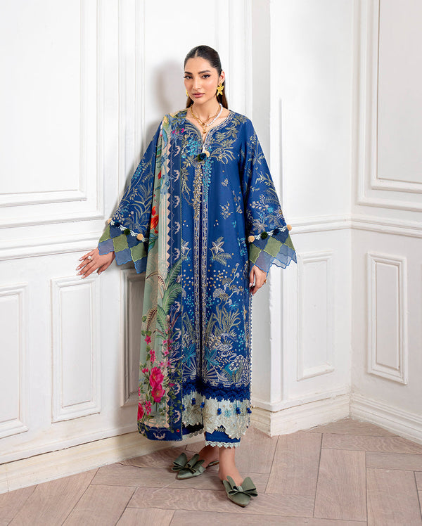 Roheenaz | Aezel Embroidered Cambric | Insha - by Libasekhas UK - Registered Vendor of : Roheenaz - 100% Original Designer Dress