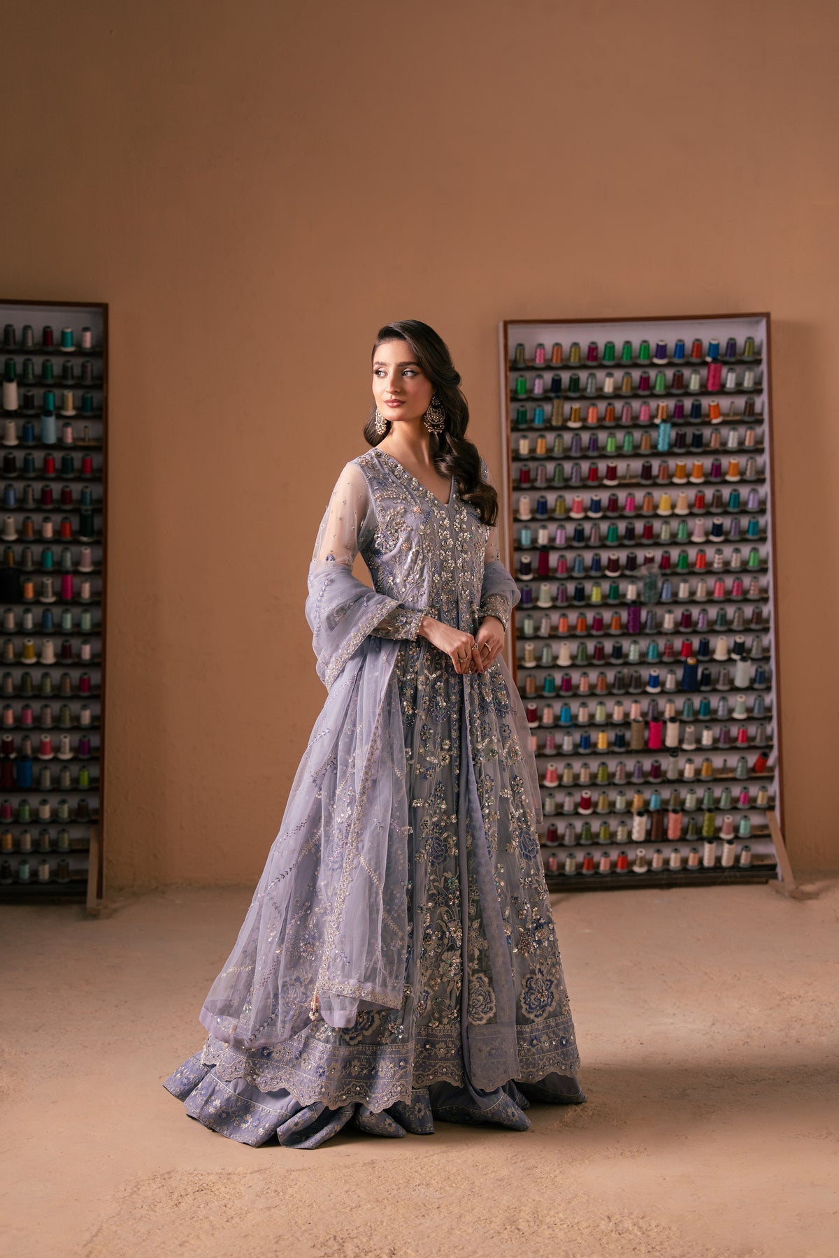 Malook | Rashq e Qamar | Gul - by - Libasekhas UK - Registered Vendor of : Malook - 100% Original Designer Dresss